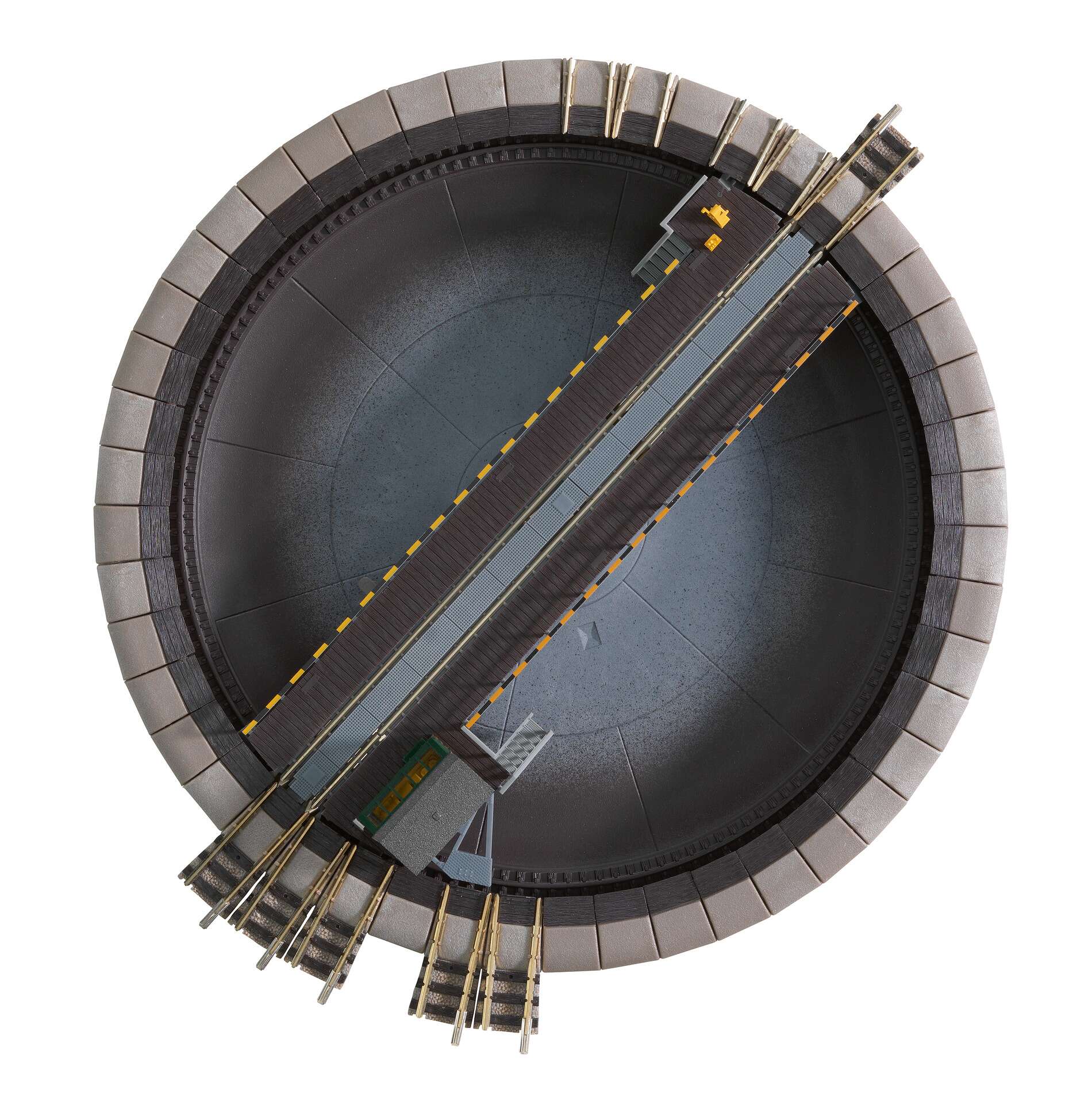 Electrically operated turntable