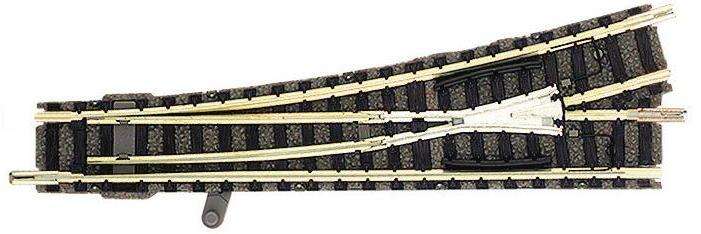 Left hand standard point for manual operation, with current-conducting frog. Length 111 mm 9178N