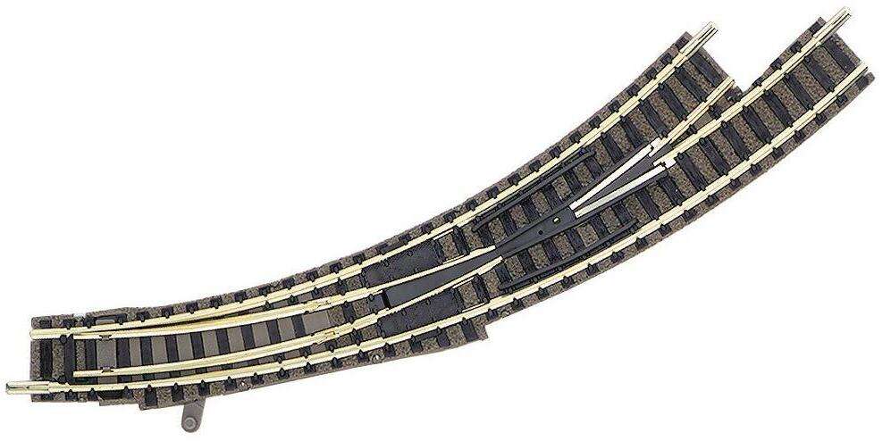 Left hand curved point for manual operation