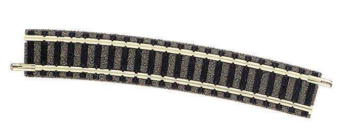 Curved track, radius R3, 15°.