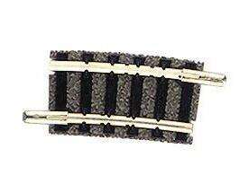 Curved track, radius R2, 7.5°.