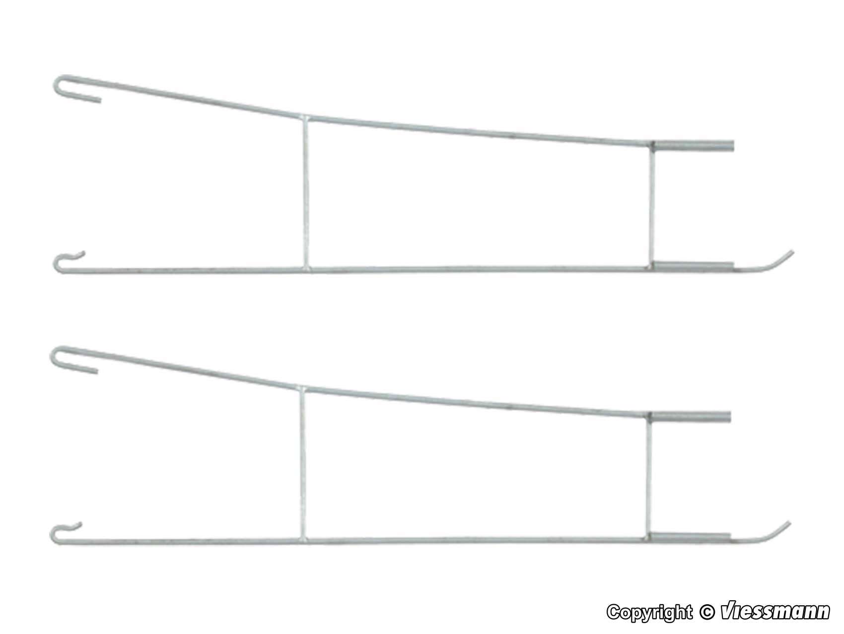 H0 Catenary contact wire equalizing piece 70 mm, 2 pieces