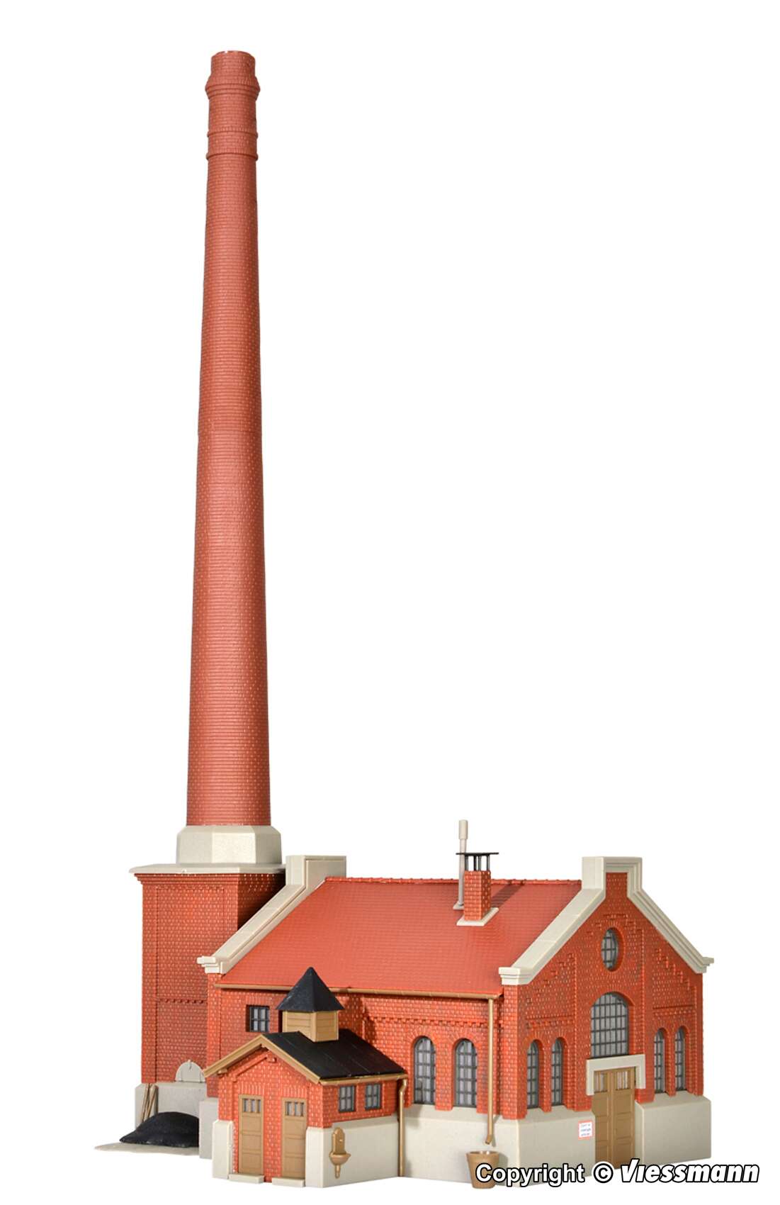 Boiler house with chimney