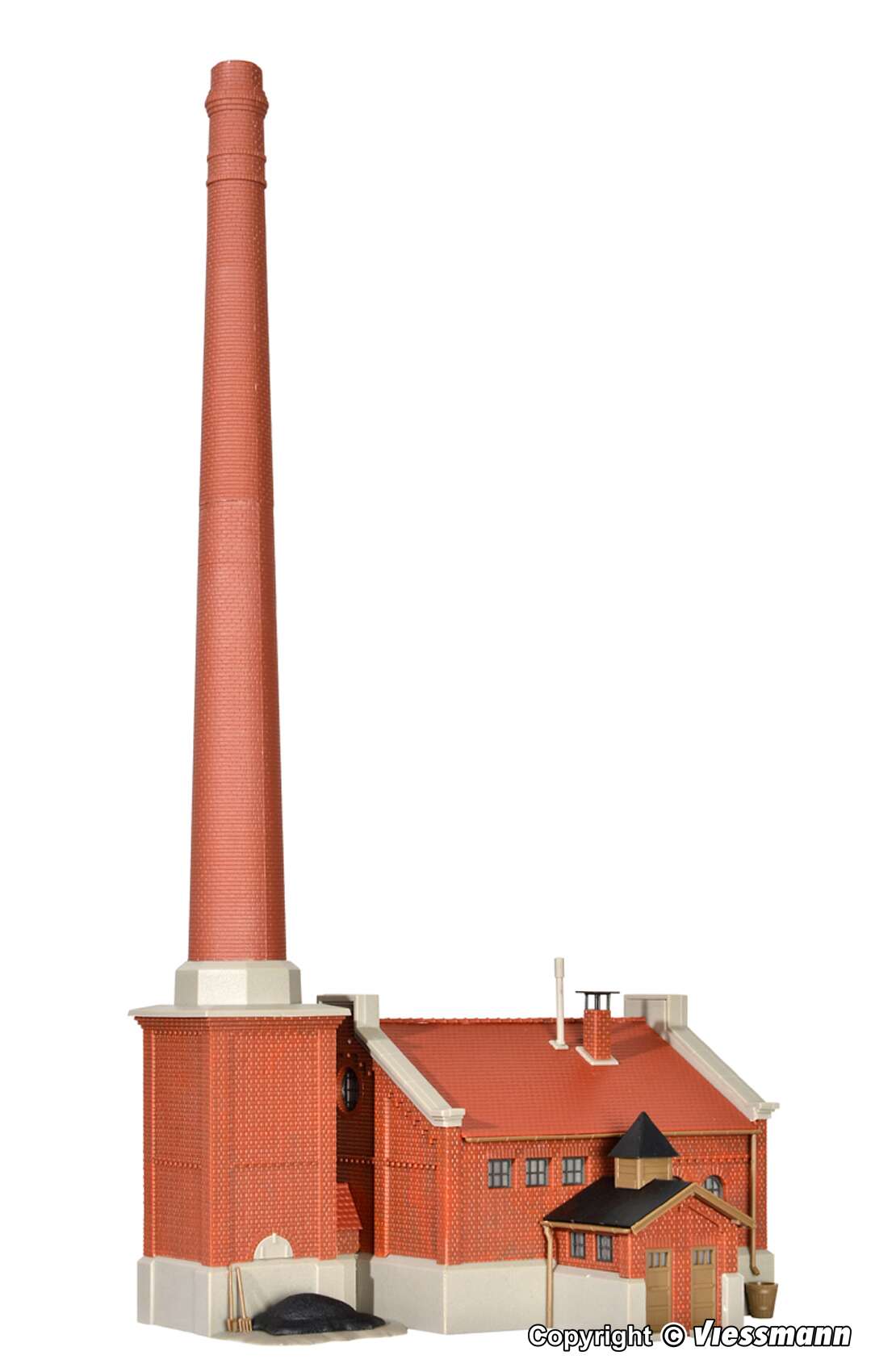 Boiler house with chimney