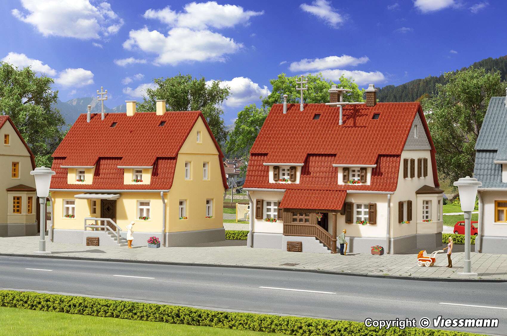 Settlement house from the 1920`s, 2 pieces