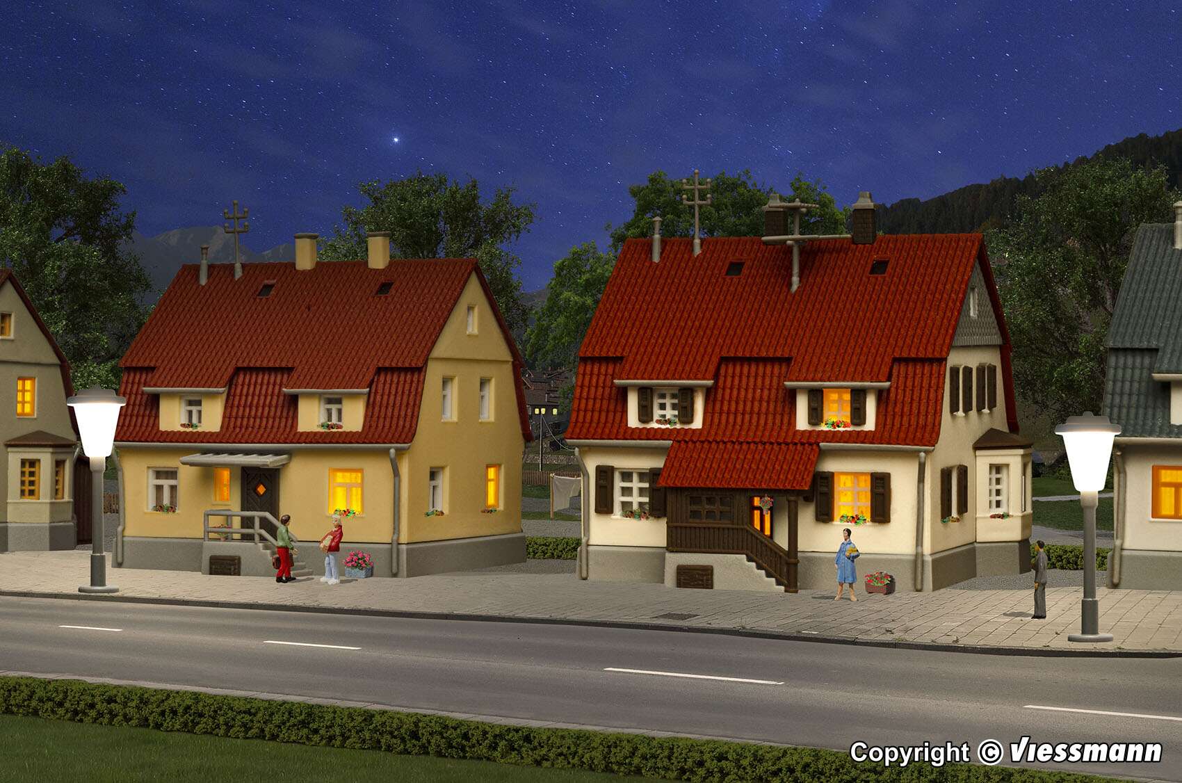 Settlement house from the 1920`s, 2 pieces