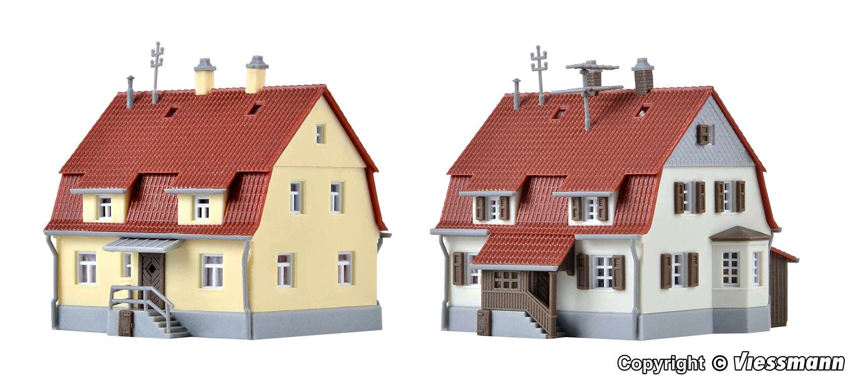 Settlement house from the 1920`s, 2 pieces