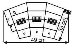 Roundhouse with door lock mechanism, three track, functional kit