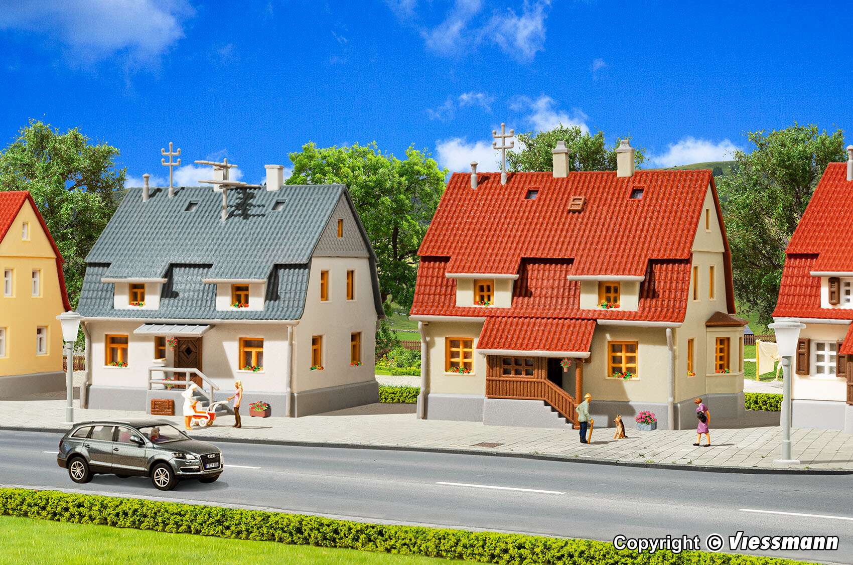 Z Settlement house Wallfahrtsweg, 2 pieces