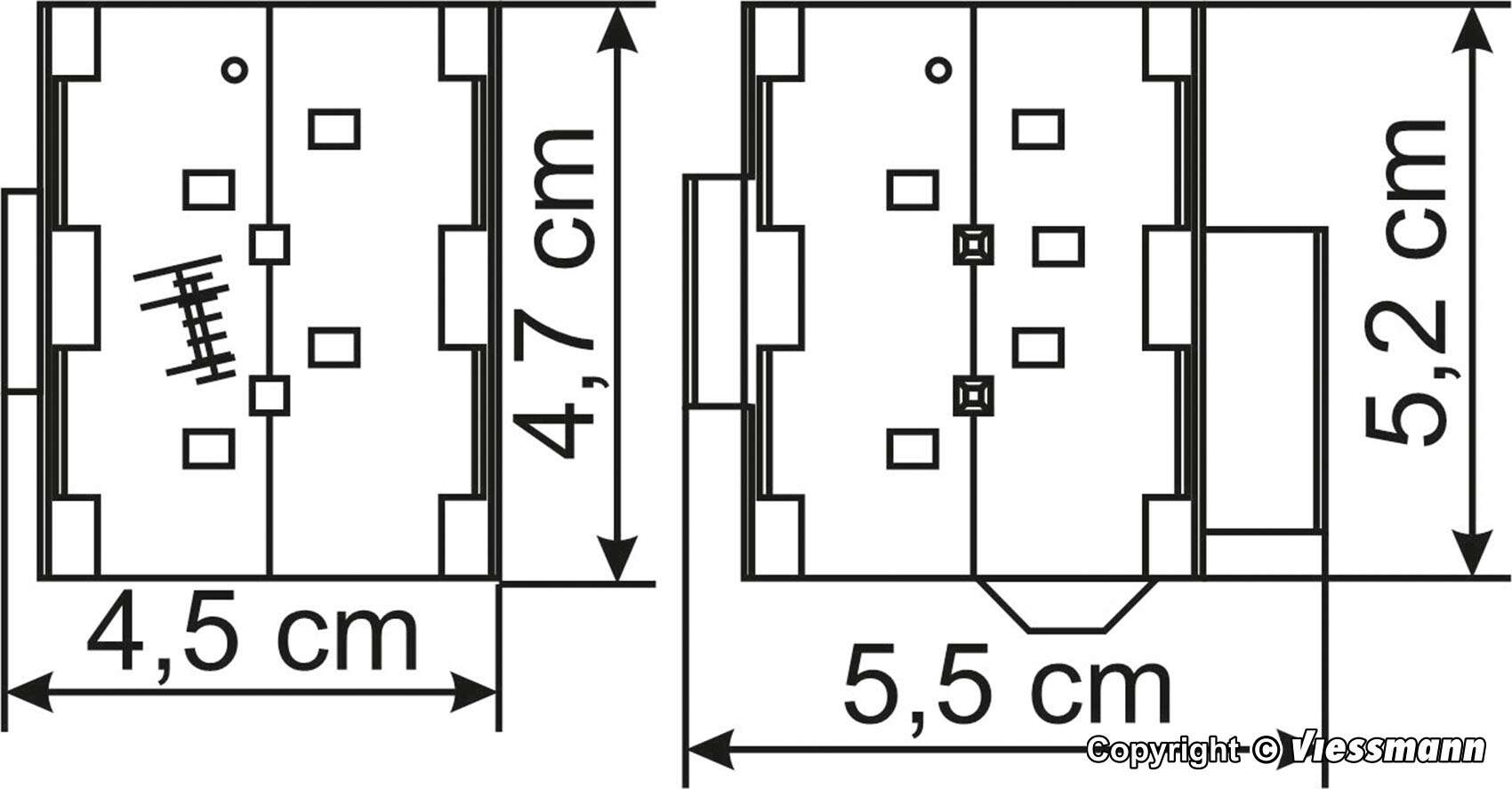 Z Settlement house Wallfahrtsweg, 2 pieces