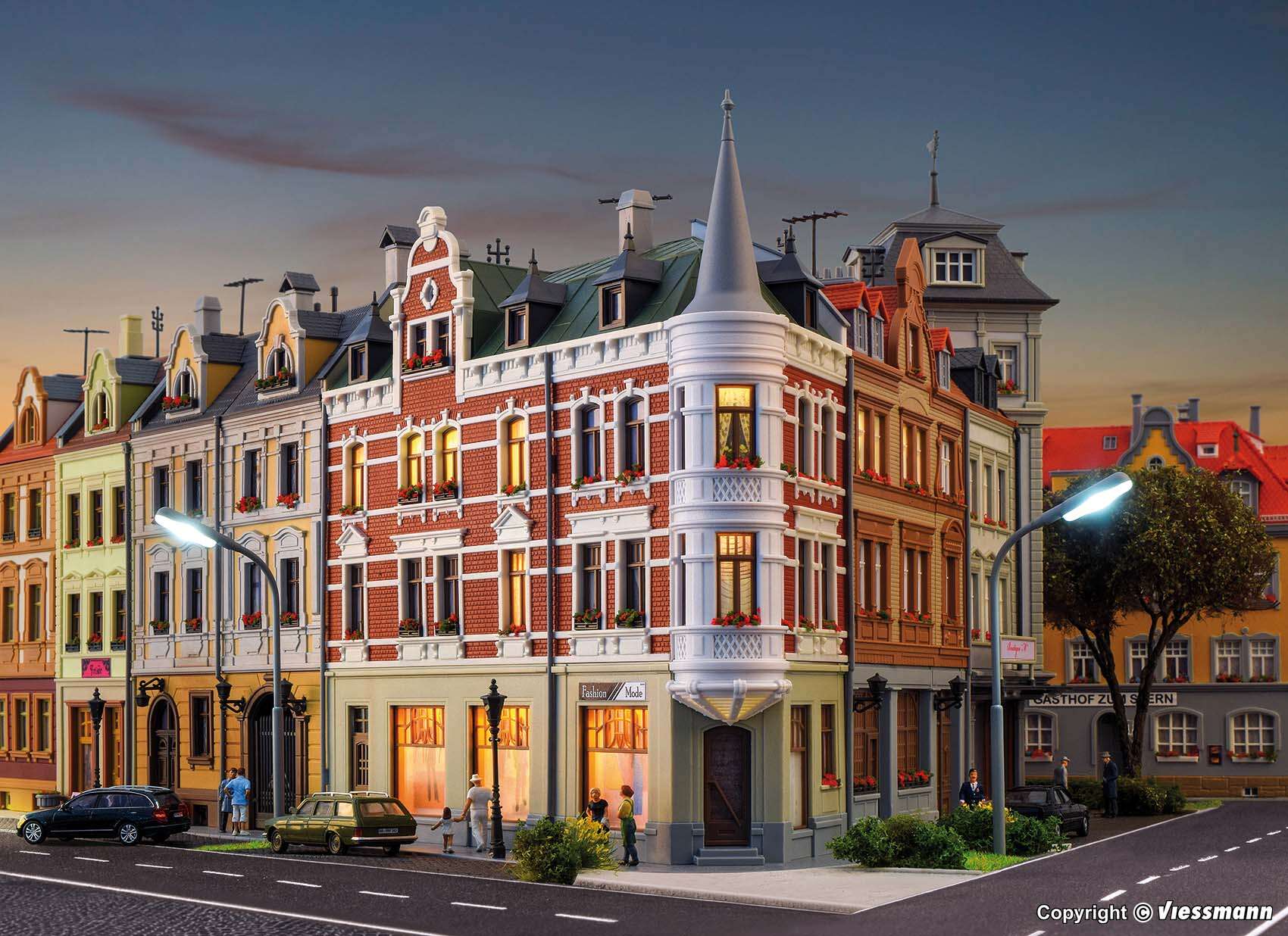 Corner terrace house Sternplatz