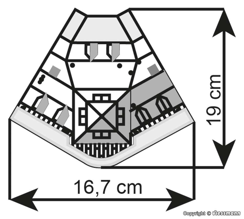 Corner terrace house of fashion