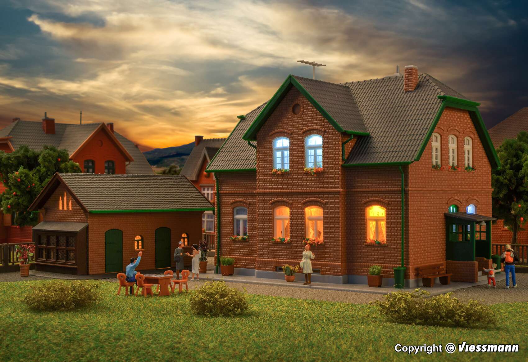 Worksman´s house in Bottrop with annexe