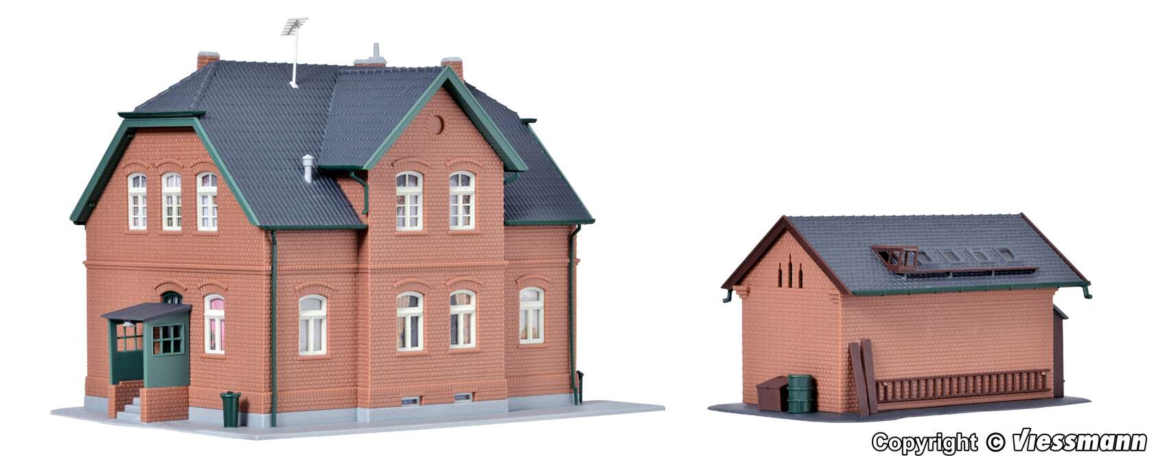 Worksman´s house in Bottrop with annexe