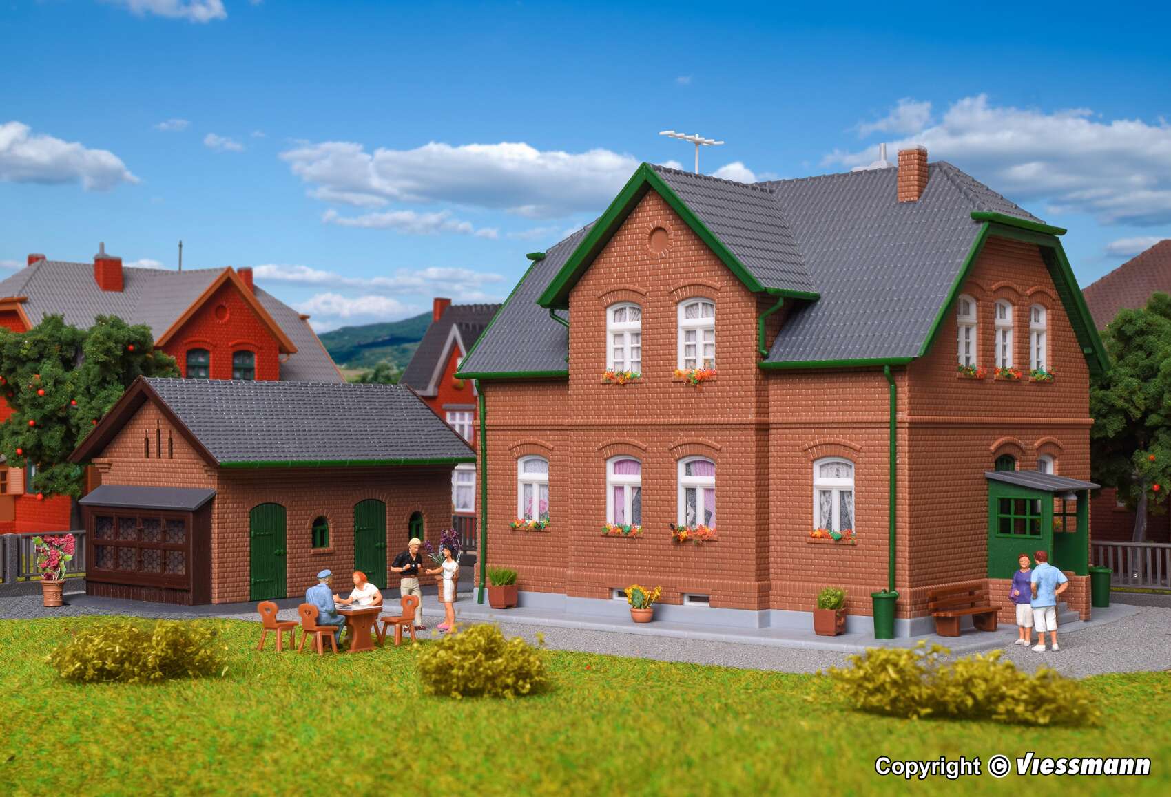 Worksman´s house in Bottrop with annexe