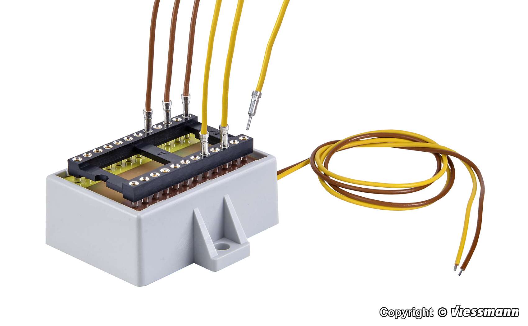 Power module with plug-in rail