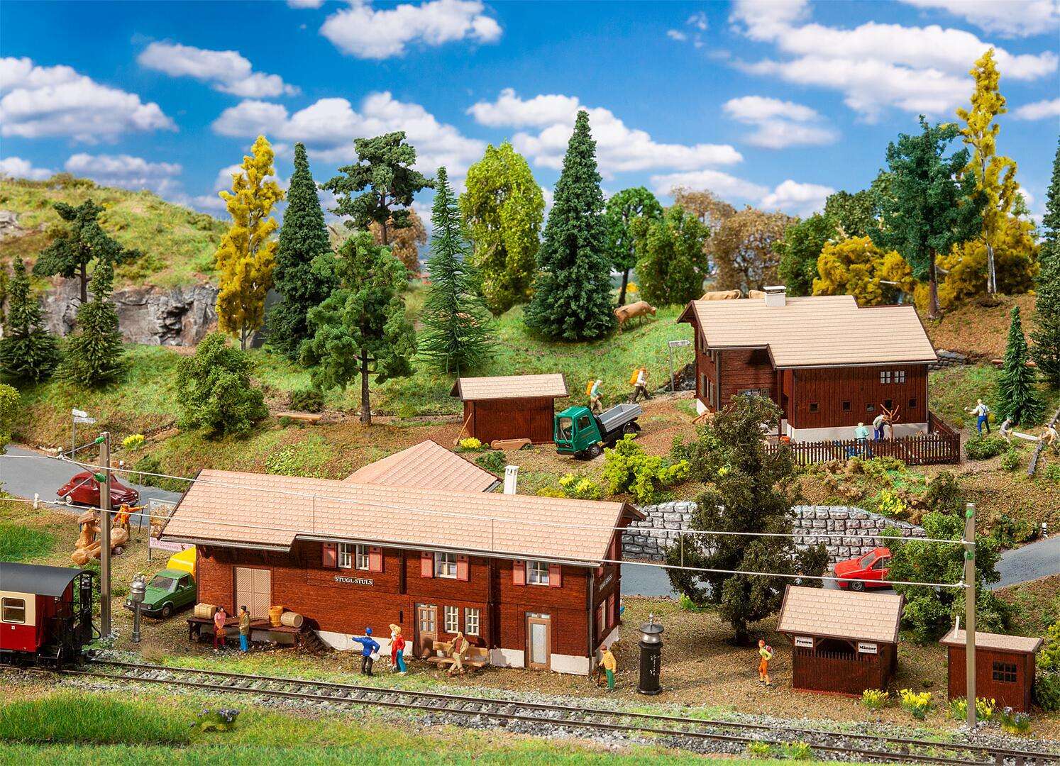 Stugl-Stuls Railway station set