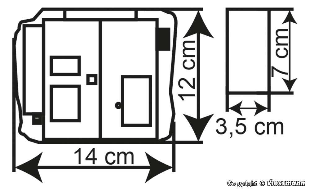 Family house with terrace, garage and pergola