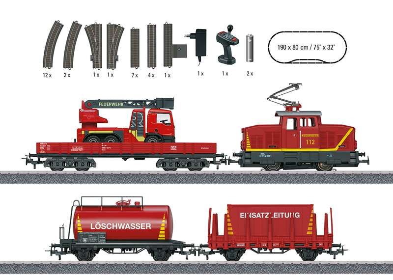 Märklin Start up - "Fire Department" Starter Set