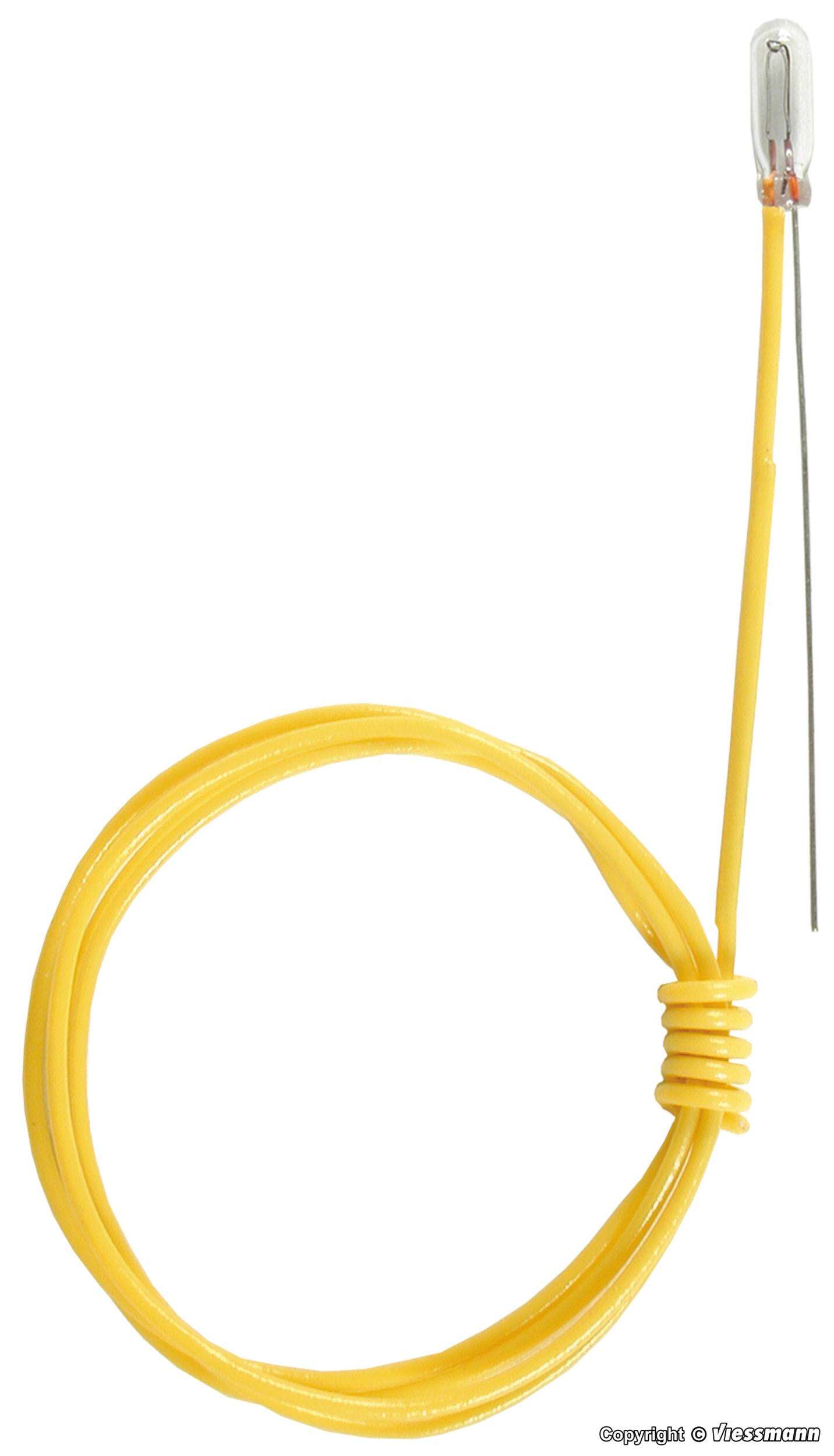 Spare bulb clear T 1/2, Ø 1,8 mm, 16 V, 30 mA, 1 cable, 1 blank wire