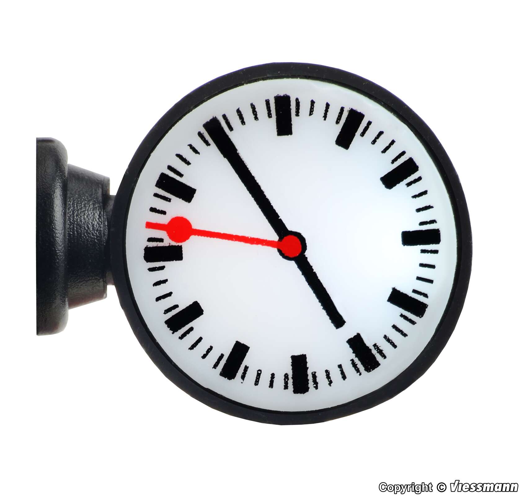 Lit platform clock, LED white