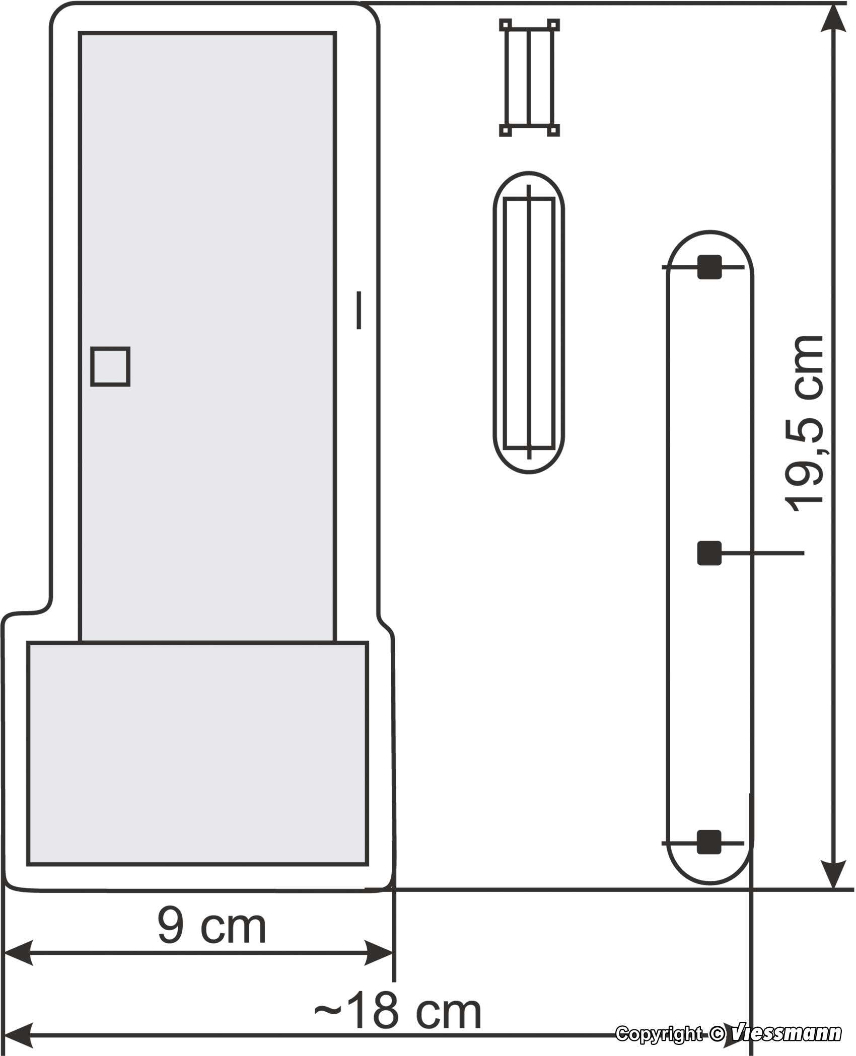 Historical petrol station ARAL incl. LED lighting, functional kit