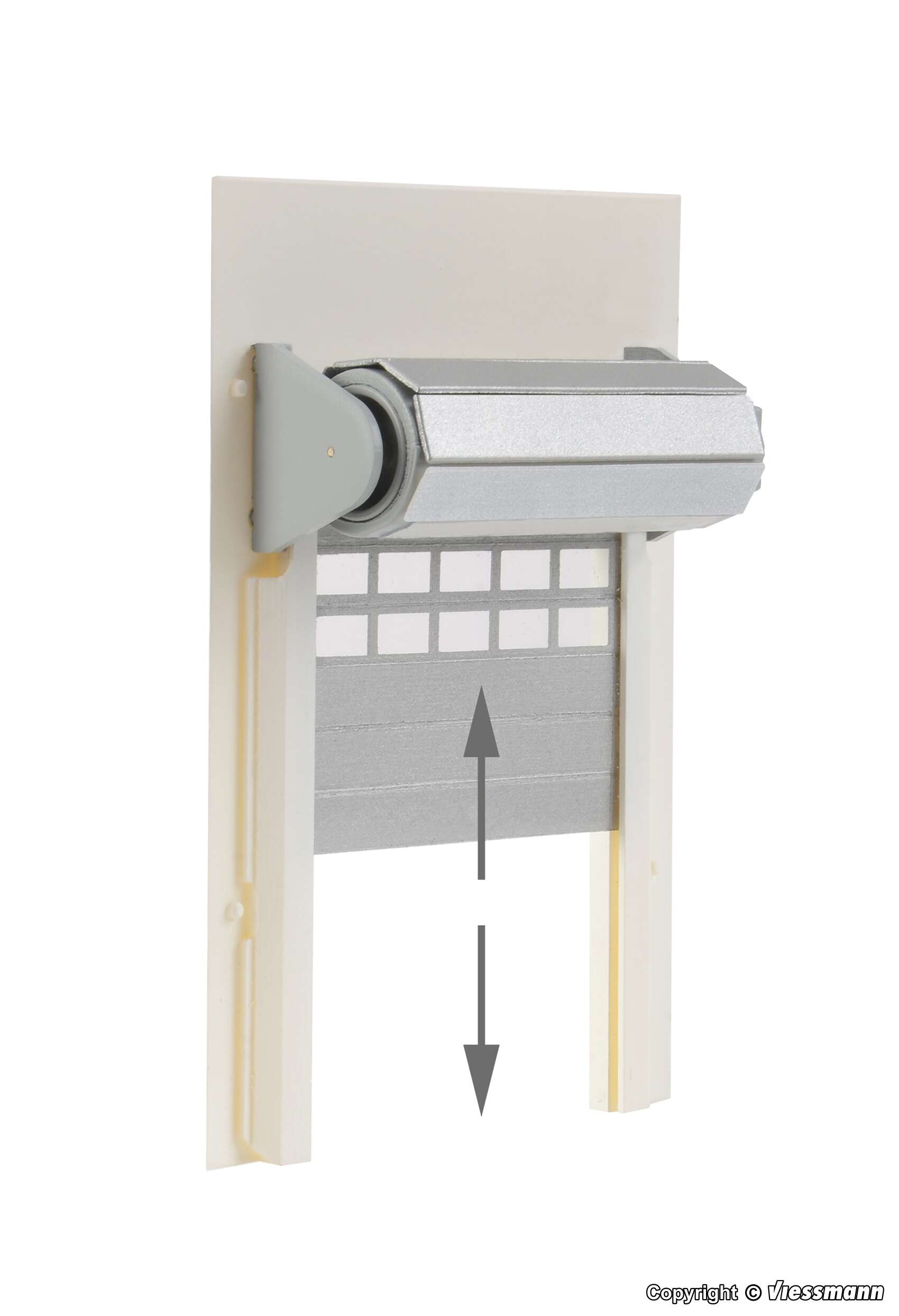 Roller shutter with motorized drive unit
