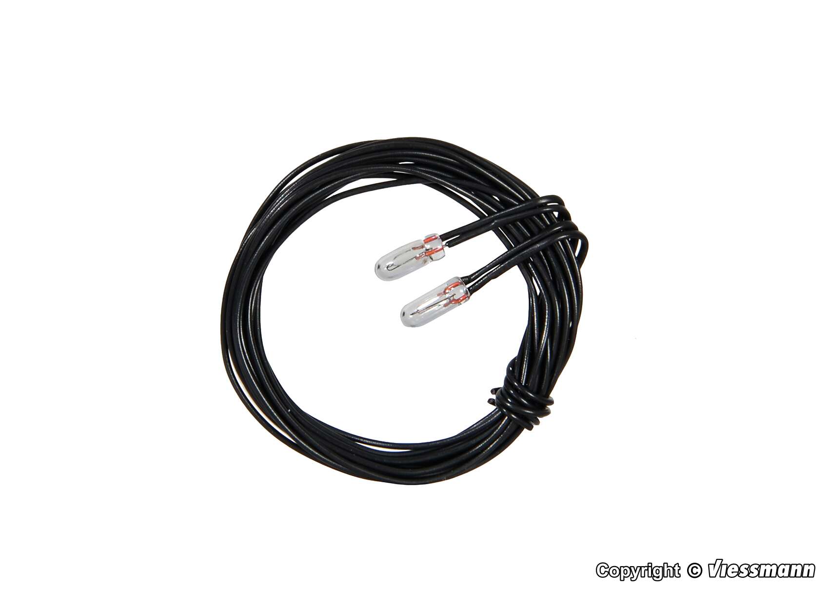 Spare bulb clear T 3/4, Ø 2,3 mm, 12 V, 50 mA, 2 cables, 2 pieces