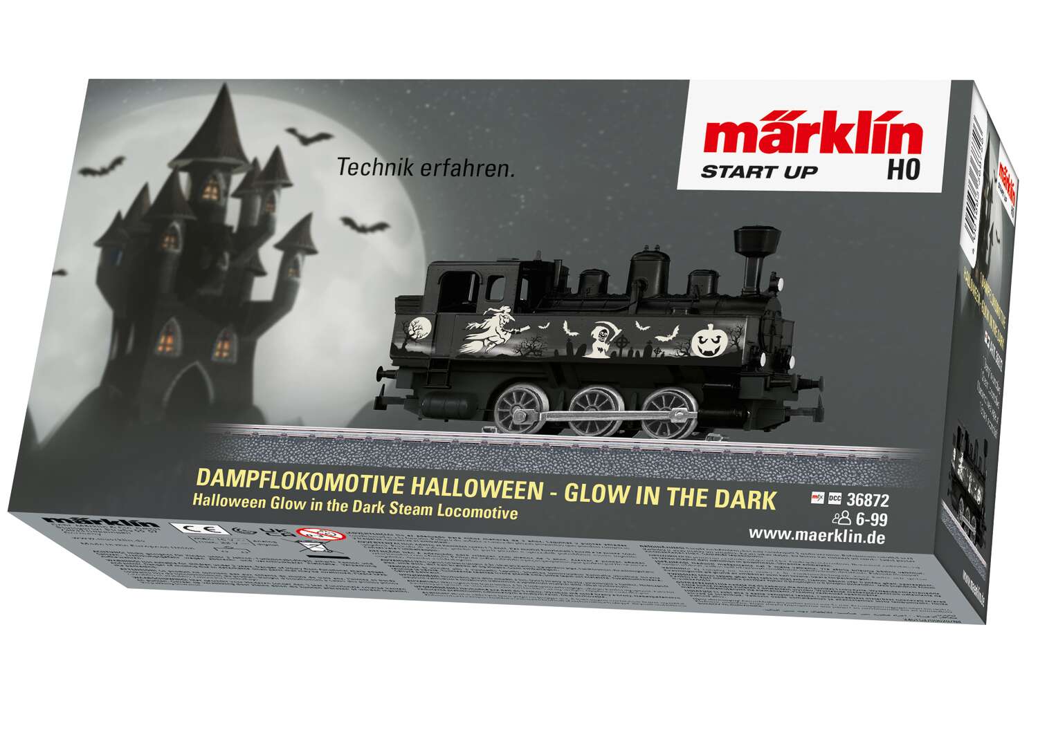 Märklin Start up – Halloween Steam Locomotive – Glow in the Dark
