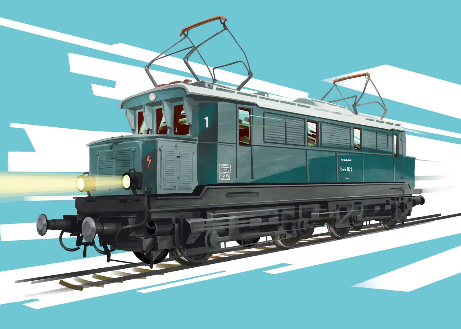 Class E 44 Electric Locomotive