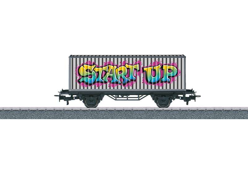 Märklin Start up - Graffiti Container Transport Car