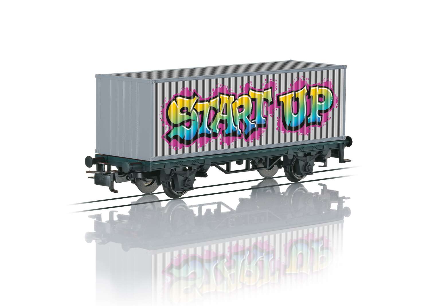 Märklin Start up - Graffiti Container Transport Car