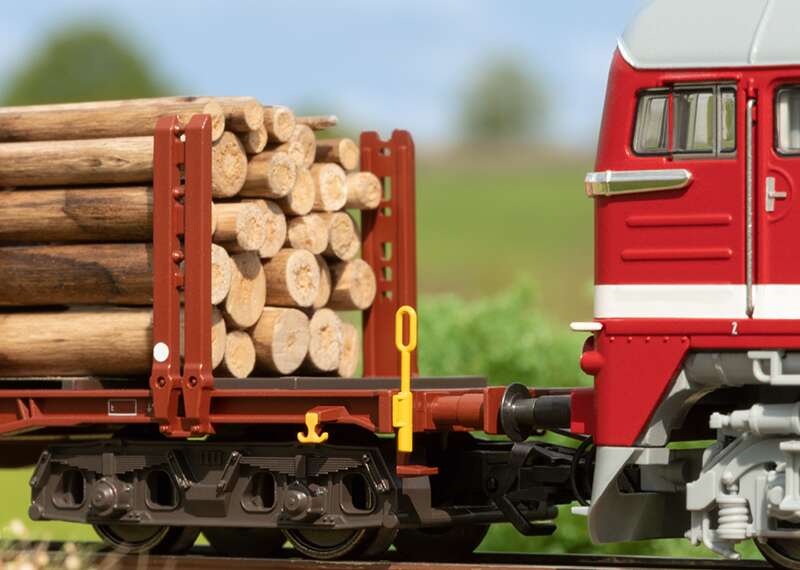 Stake Car Set for Wood Transport