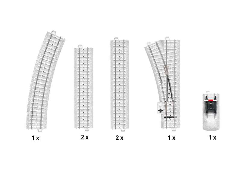 Märklin Start up – "Snow-Covered Track" C Track Extension Set