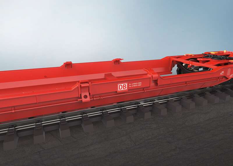 Type Sdggmrss 738 Double Deep Well Flat Car