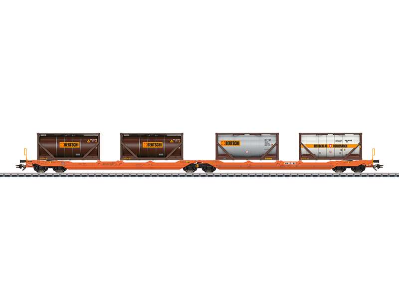 Type Sdggmrss Double Deep Well Flat Car