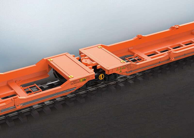Type Sdggmrss Double Deep Well Flat Car