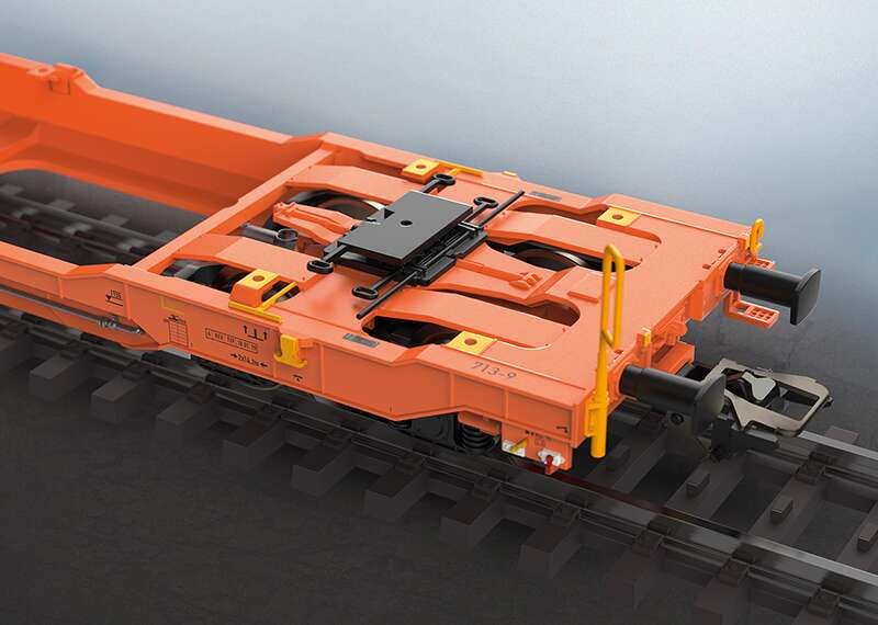Type Sdggmrss Double Deep Well Flat Car