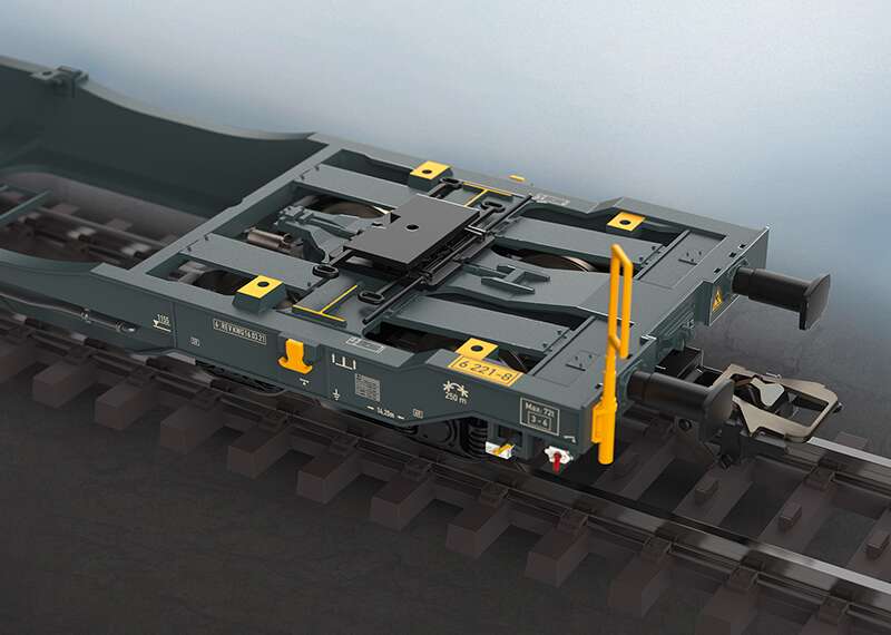 Type Sdggmrss Double Deep Well Flat Car