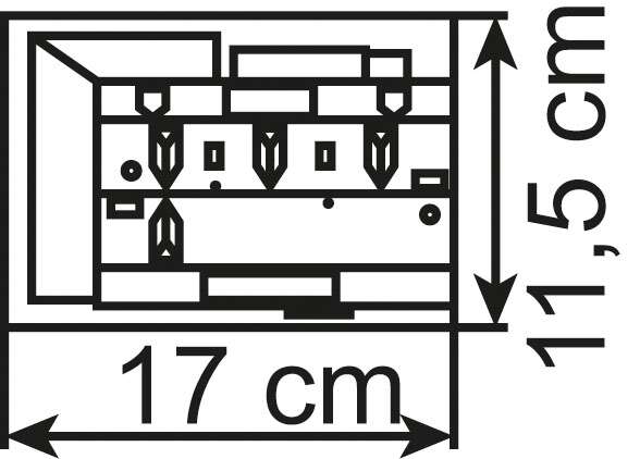 Café with interior and LED lighting, functional kit