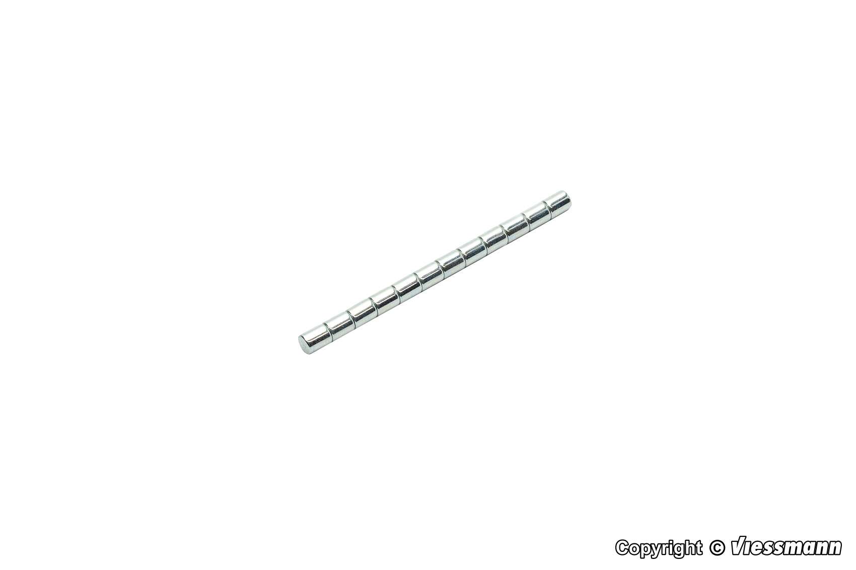 Permanent magnets, 12 pieces