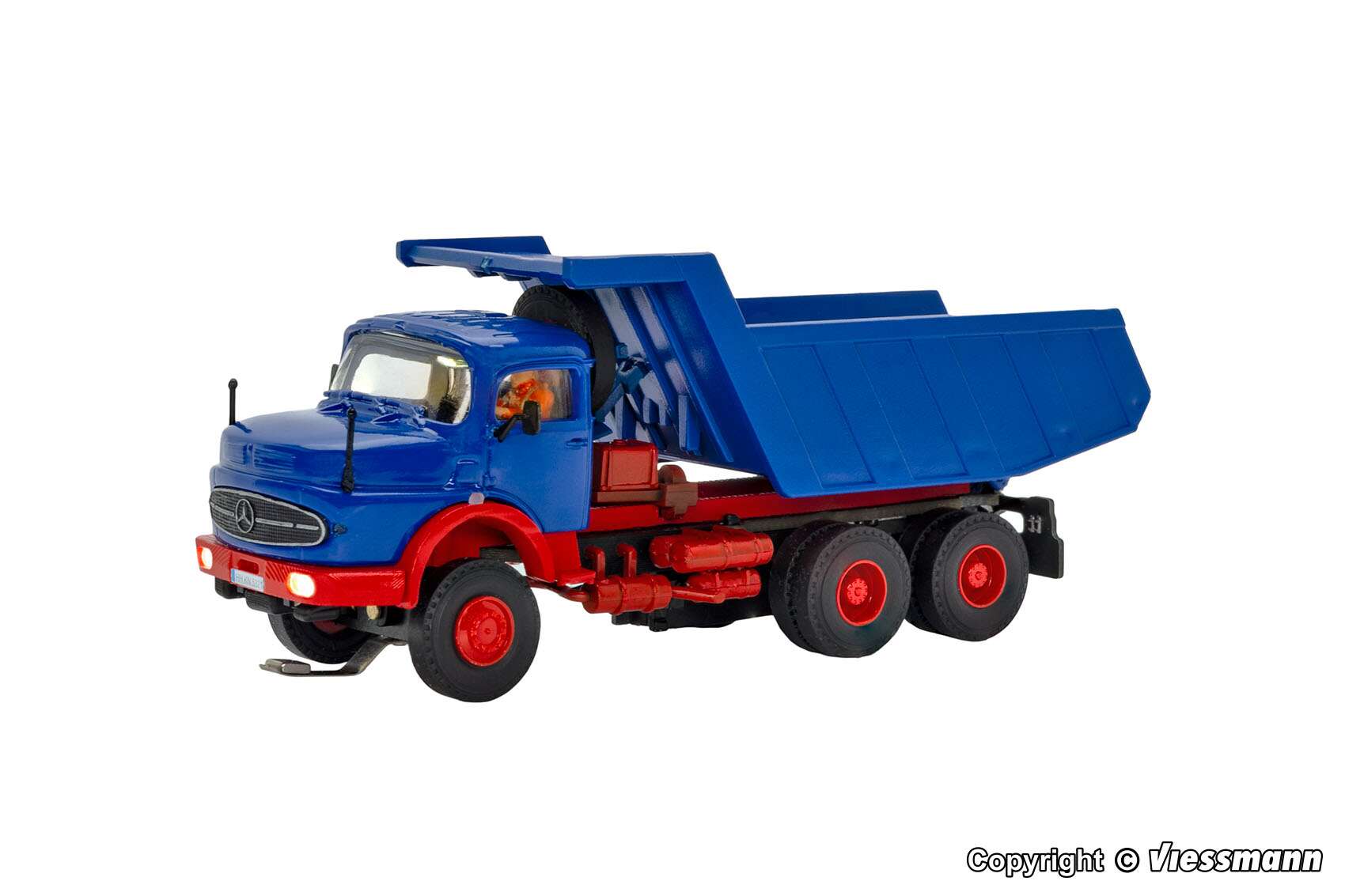 MB round bonnet 3-axle with MEILLER tipper, basic, functional model