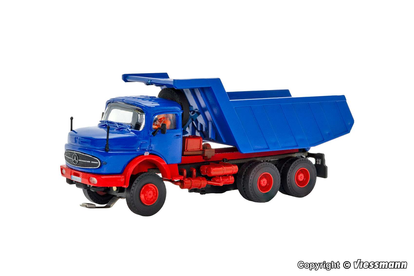MB round bonnet 3-axle with MEILLER tipper, basic, functional model