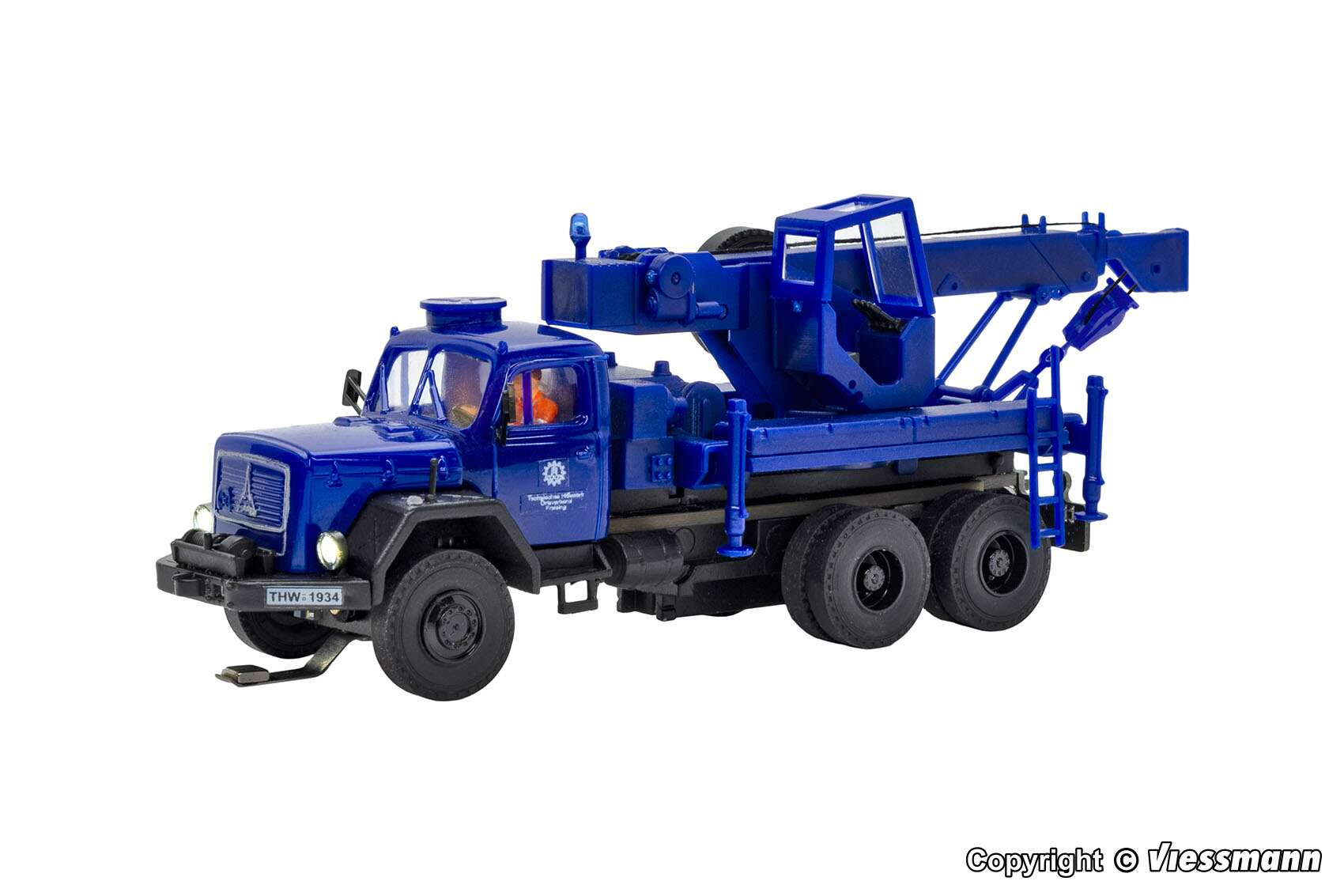 THW MAGIRUS DEUTZ 3-axle recovery crane, basic, functional model