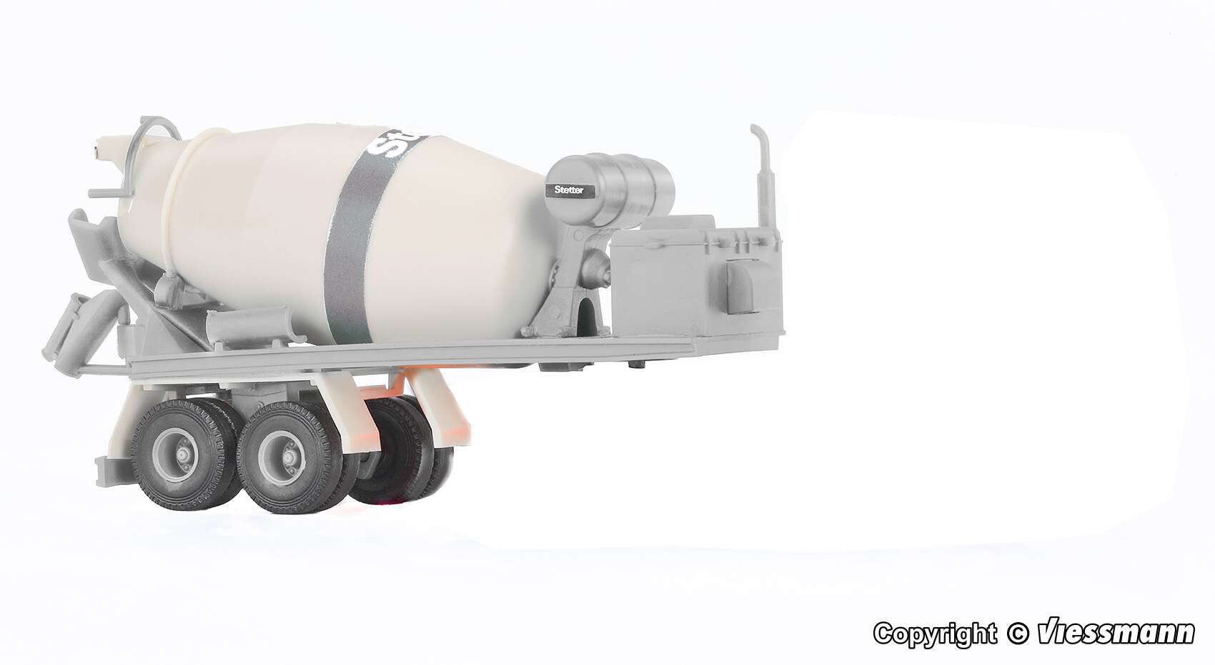 MB ACTROS 2-axle concrete mixer semitrailer, functional model
