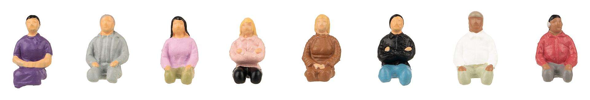 Sitting people, without legs, II