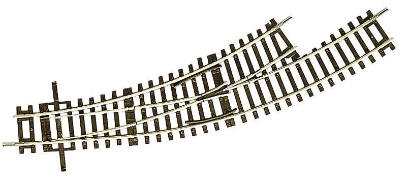 Curved turnout left BWl2/3