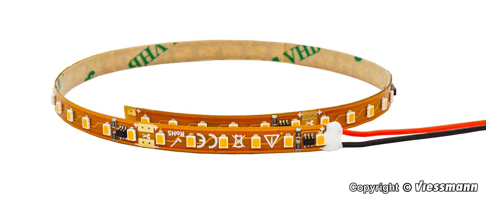 LED light strips 5 mm wide with 42 LEDs warm-white