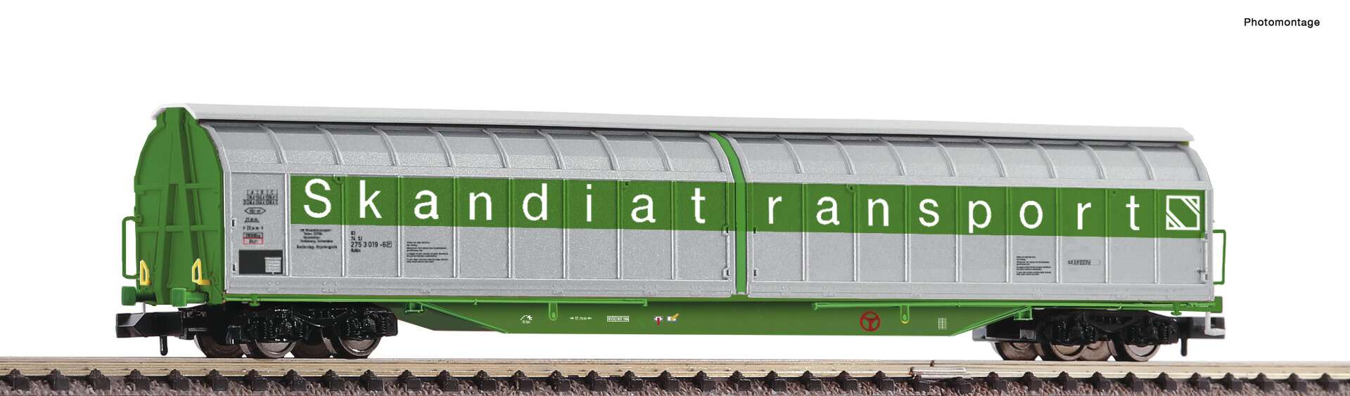 High capacity sliding wall wagon, SJ