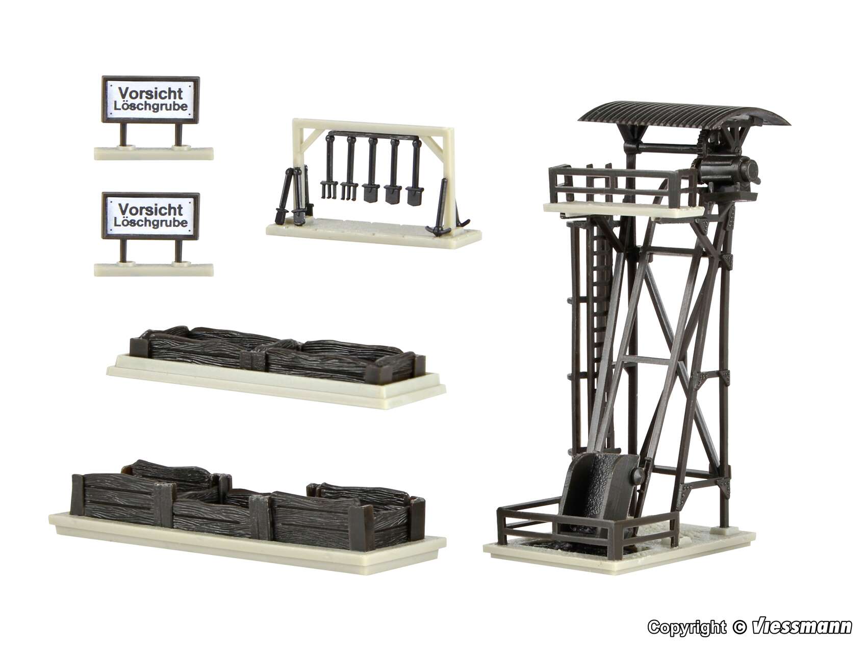 Slag loader with dump